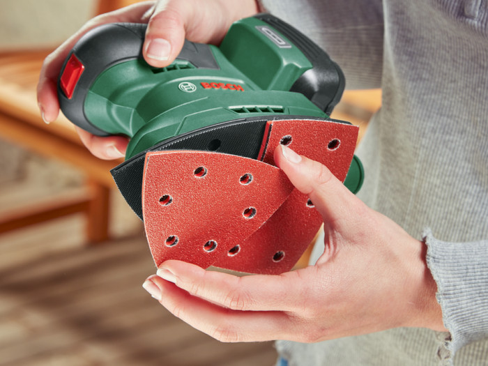 Bosch EasySander 18V-8 (zonder accu) product in gebruik