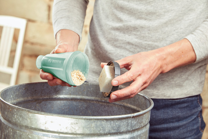 Bosch EasySander 18V-8 (zonder accu) product in gebruik