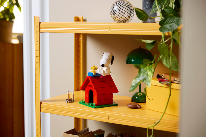 LEGO Ideas Peanuts: Snoopy's Hondenhok 21368 product in gebruik