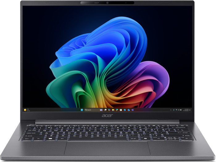 Acer TravelMate X4 14 AI TMX414-51-TCO-58G2 QWERTY voorkant