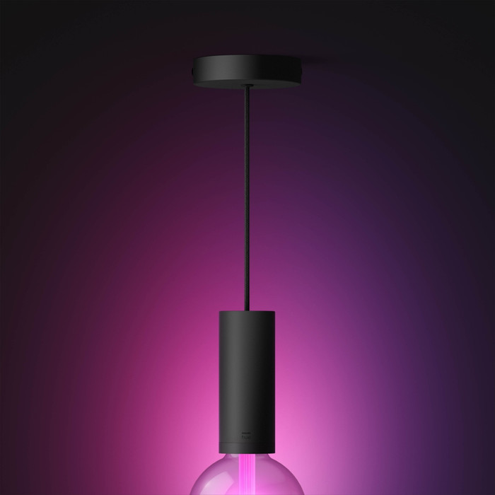 Philips Hue Lightguide koord - zwart - E27 product in gebruik