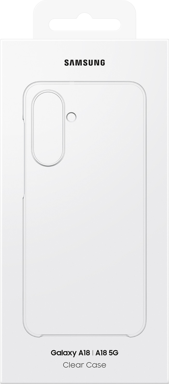 Samsung Galaxy A18 Soft Case Back Cover Transparant verpakking