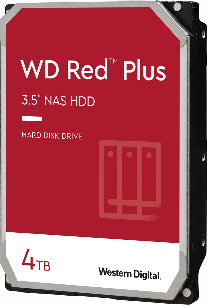 WD Red Plus WD40EFPX 4TB rechterkant