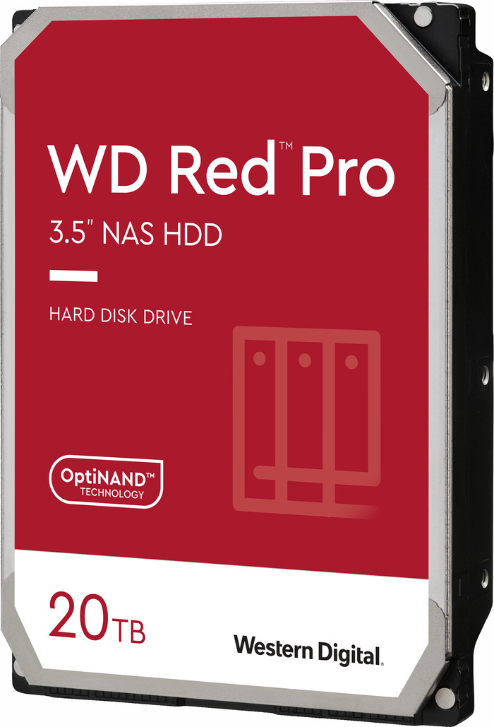 WD Red Pro WD201KFGX 20TB right side