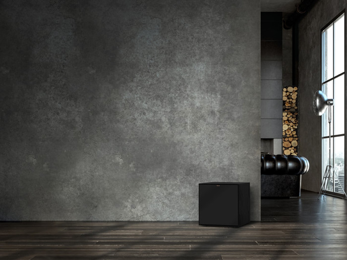 Klipsch R-121SW product in gebruik