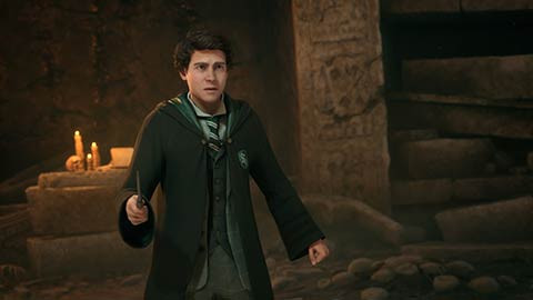 Hogwarts Legacy Nintendo Switch product in gebruik