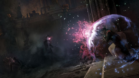 Hogwarts Legacy Nintendo Switch product in gebruik
