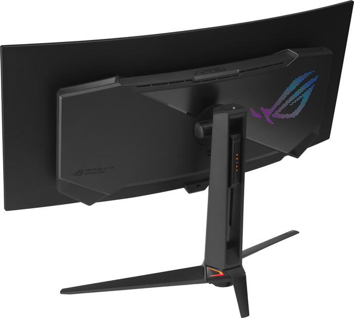 ASUS ROG Swift PG34WCDN QD-OLED Curved achterkant