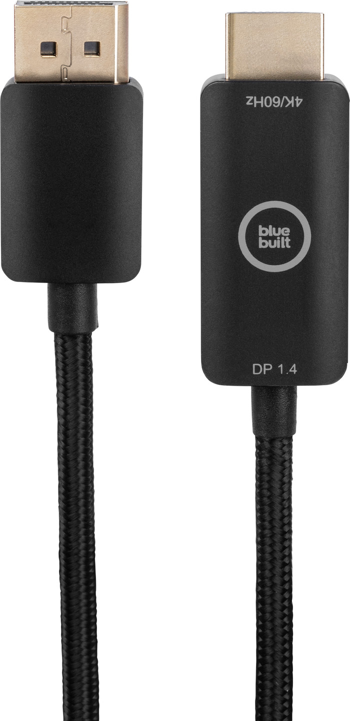 BlueBuilt DisplayPort naar HDMI Kabel 1,8 meter bovenkant