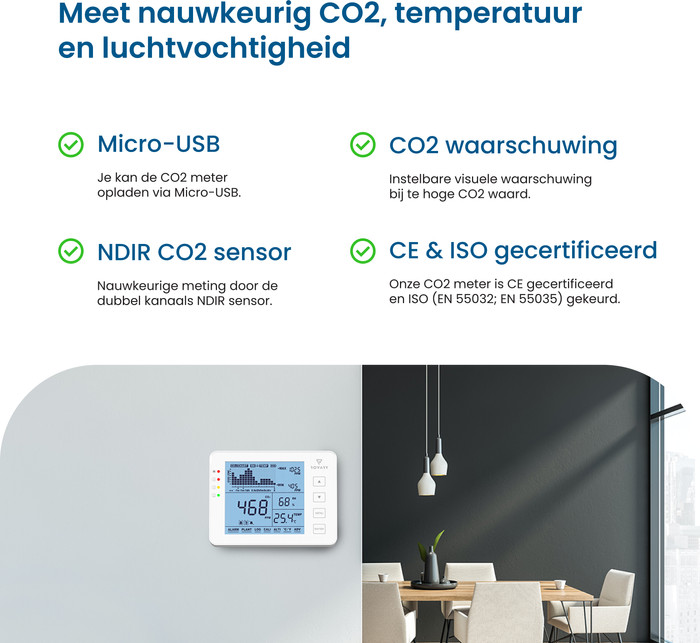 Rovary RV2000P CO2 Monitor product in use