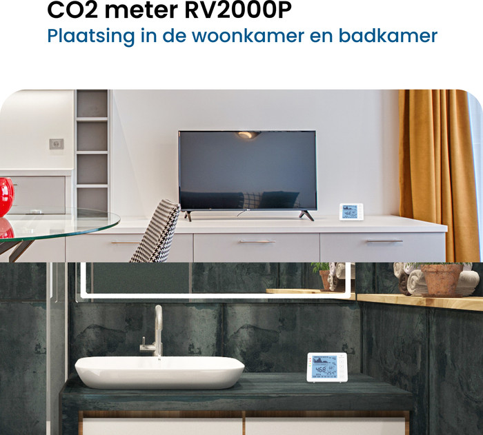 Rovary RV2000P CO2 Monitor product in use
