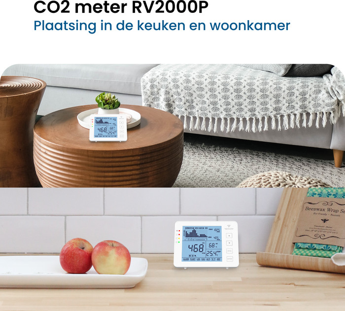 Rovary RV2000P CO2 Monitor product in use
