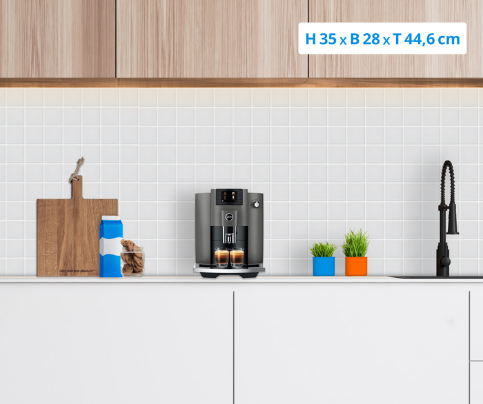 JURA E6 Dark Inox (EC) visuelles Coolblue 1