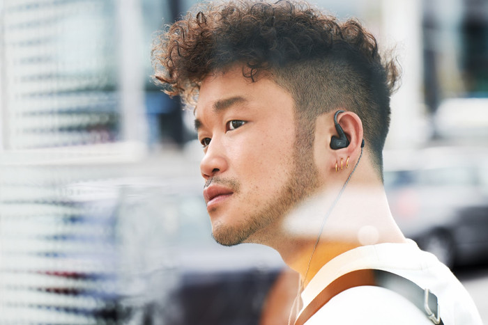 Sennheiser IE 200 Zwart product in gebruik