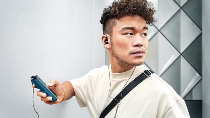 Sennheiser IE 200 Zwart product in gebruik