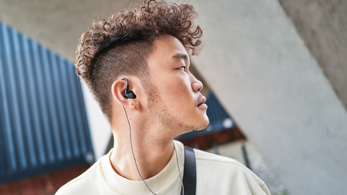 Sennheiser IE 200 Zwart product in gebruik