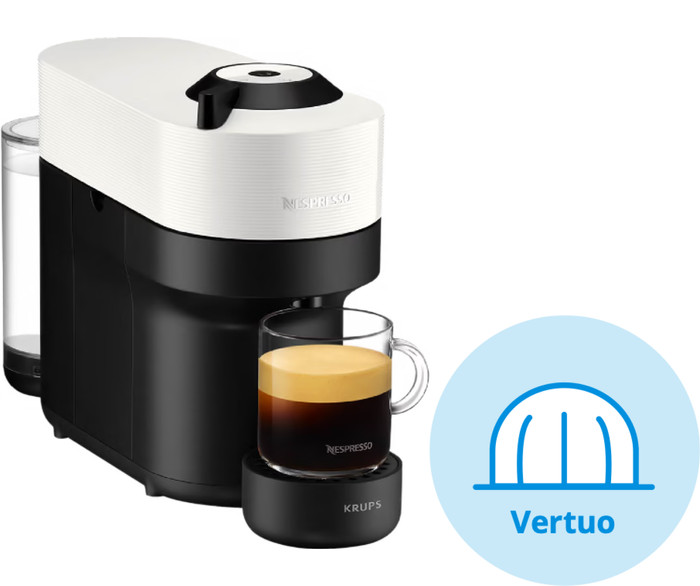 Krups Nespresso Vertuo Pop XN9201 Coconut White vorne