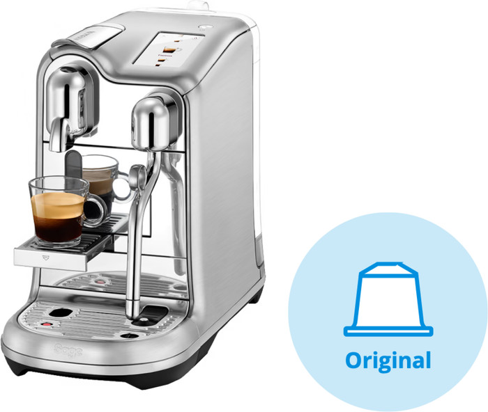 Sage Nespresso Creatista Pro SNE900BSS Stainless Steel voorkant