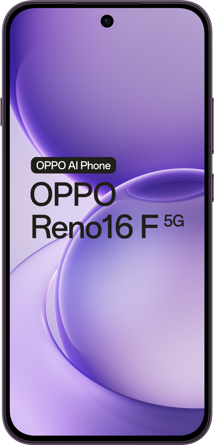 OPPO Reno16 F 256GB Paars 5G voorkant