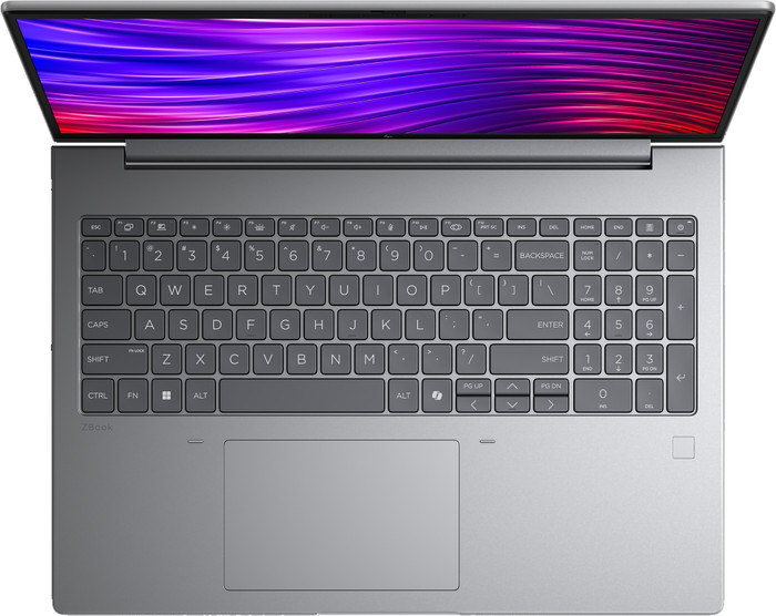 HP Zbook X G2i 16'' Copilot+ PC - DN7U4ET Qwerty bovenkant