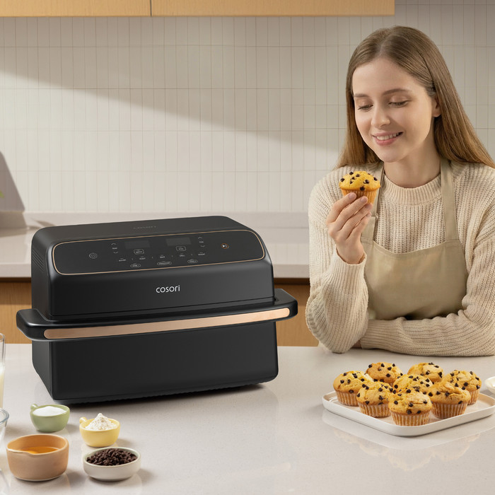 Cosori Dual Blaze TwinFry Compact product in gebruik