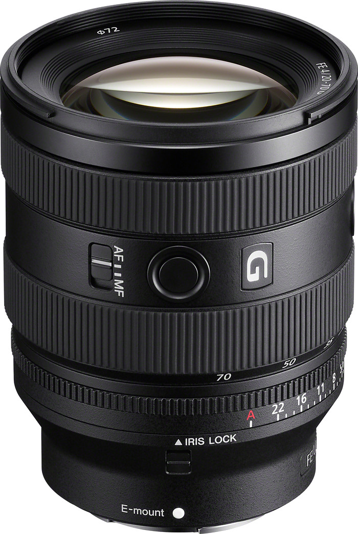 Sony FE 20-70mm f/4 G bovenkant
