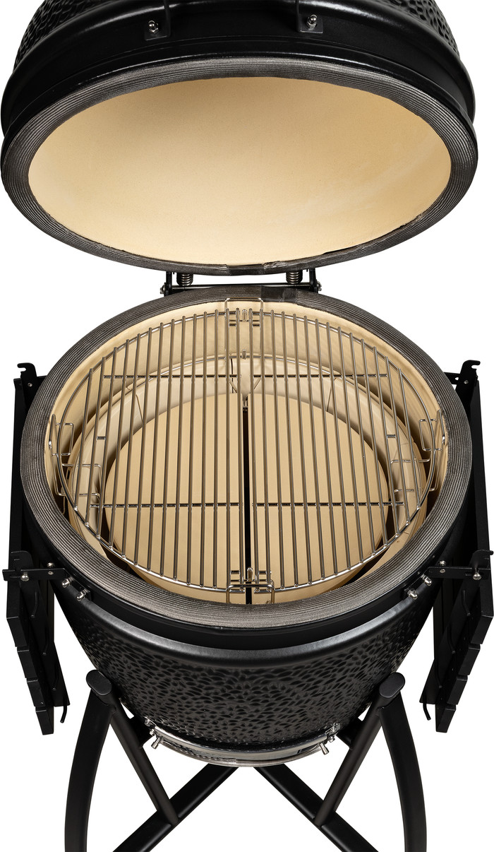 Grill Guru Prime Satin Black Large binnenkant