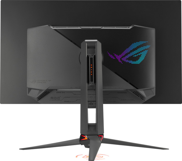 ASUS ROG Swift PG32UCDM3 QD-OLED achterkant