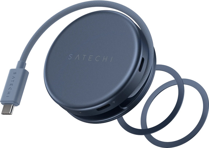 Satechi 5-in-1 OntheGo Multiport Indigo bovenkant