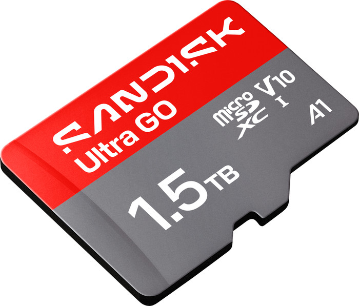 SANDISK Ultra GO microSDXC 1,5TB 190MB/s bovenkant