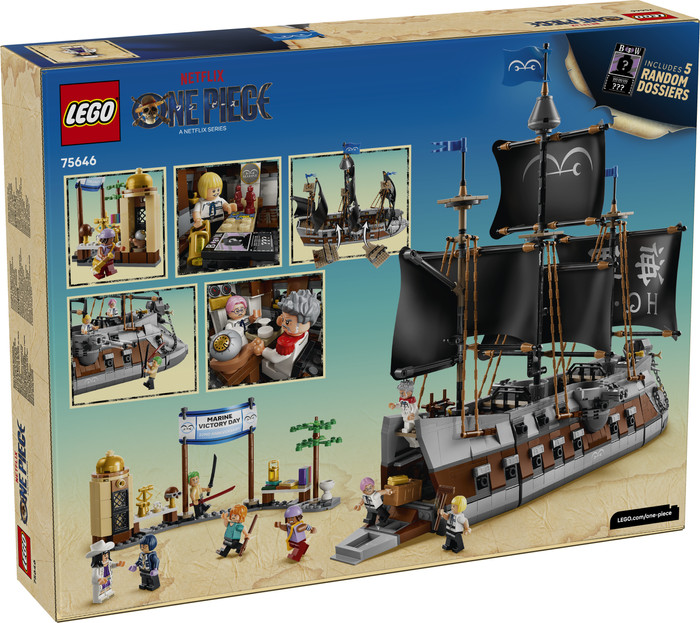 LEGO One Piece Het slagschip van Garp 75646 verpakking
