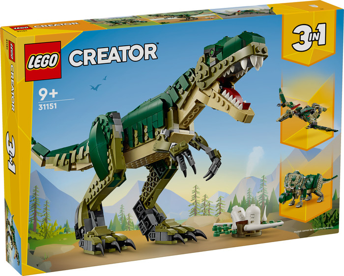 LEGO Creator 3-in-1 T. rex 31151 verpakking