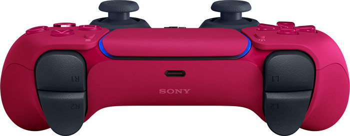 Sony PlayStation 5 DualSense draadloze controller Cosmic Red + oplaadstation achterkant