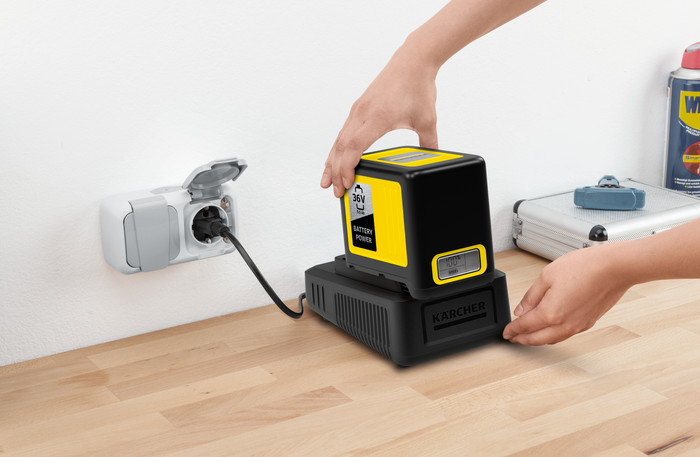 Karcher Battery Power 36/50 produit à l'usage