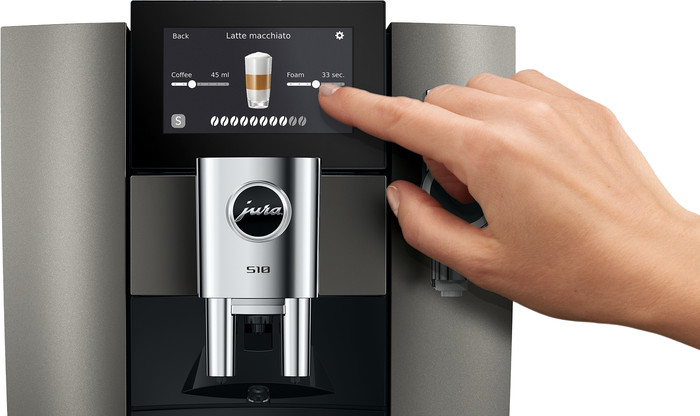 JURA S10 Dark Inox (EA) detail