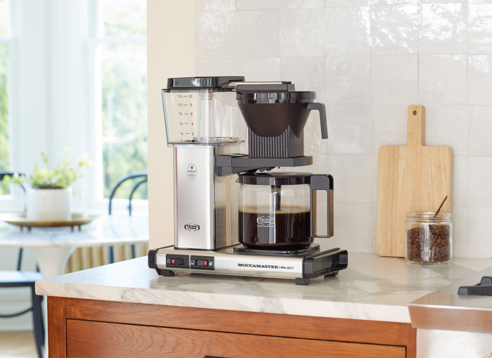 Moccamaster KBG Select Inox produit à l'usage