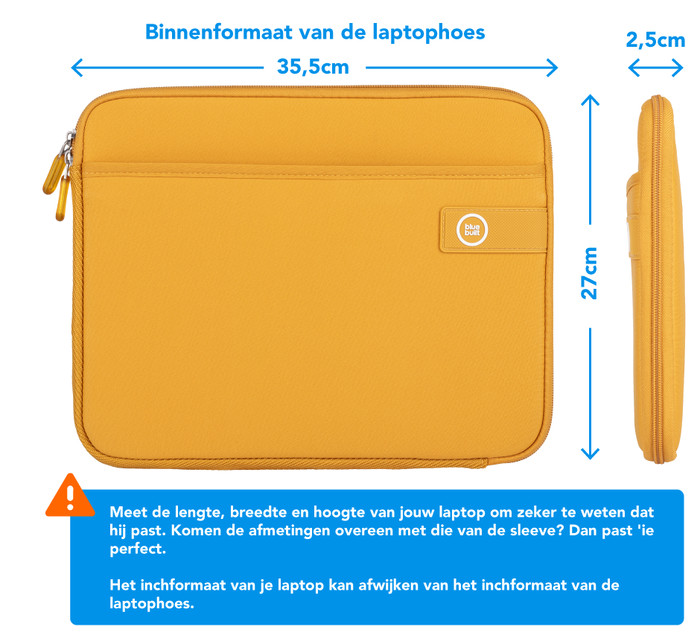 BlueBuilt Laptophoes voor Apple MacBook Pro 16 inch Geel visual Coolblue 1