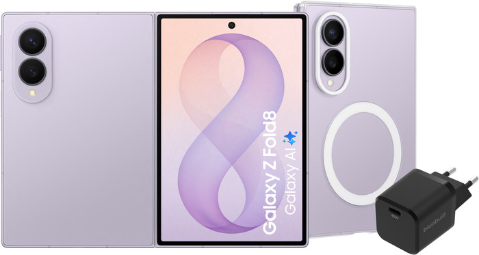 Samsung Galaxy Z Fold 8 256GB Lila 5G + Accessoirepakket Main Image