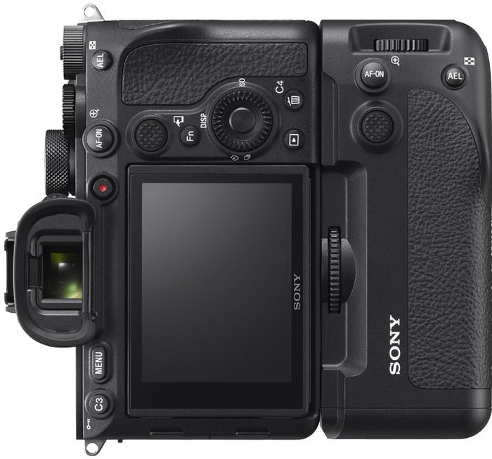Sony VG-C4EM Vertical Batterygrip product in gebruik