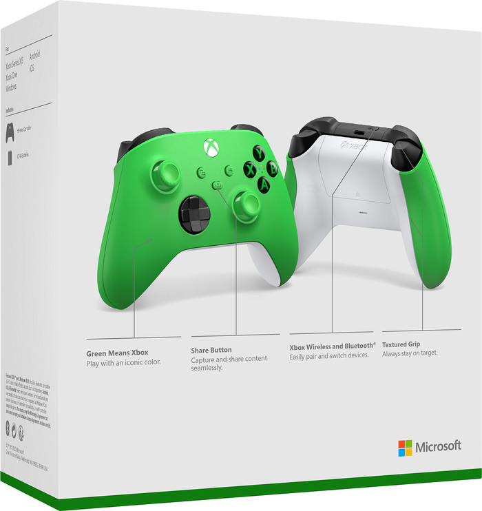Microsoft Xbox Series X et S Manette Sans Fil Vert null