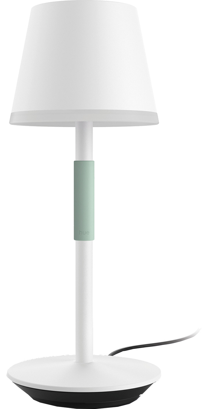 Philips Hue Go Table Lamp - White and Color - White front