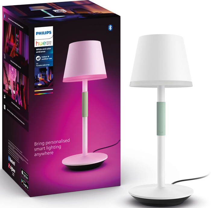 Philips Hue Go Table Lamp - White and Color - White null