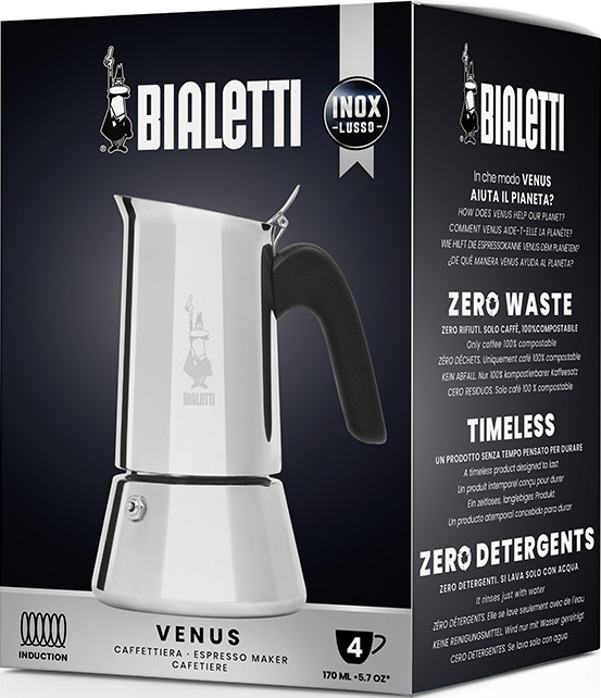 Bialetti New Venus Induction 4 kopjes verpakking