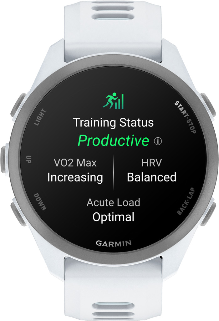 Garmin Forerunner 170 43 mm Wit voorkant