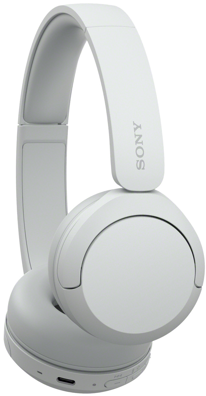 Sony WH-CH520 Wit + BlueBuilt Quick Charge Oplader met Usb A Poort 18W Zwart null