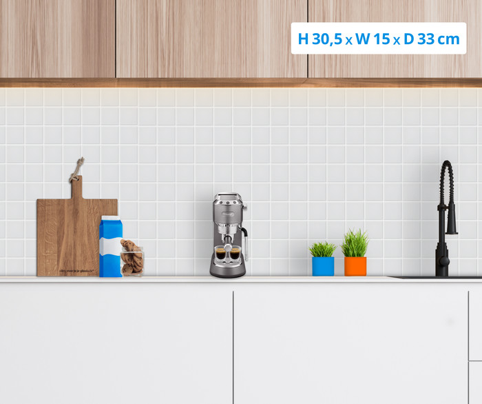De'Longhi Dedica Arte EC 885.GY Gray visual Coolblue 1