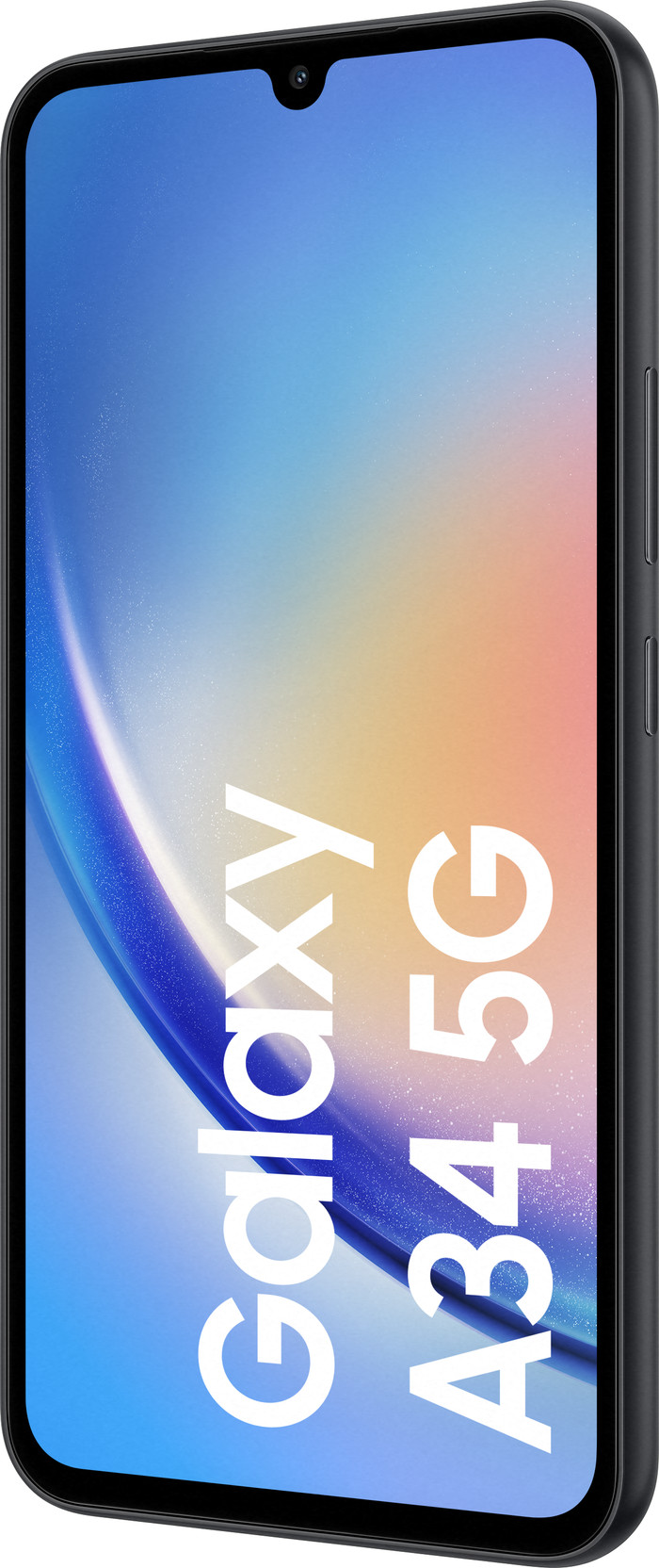 Samsung Galaxy A34 128GB Zwart 5G voorkant