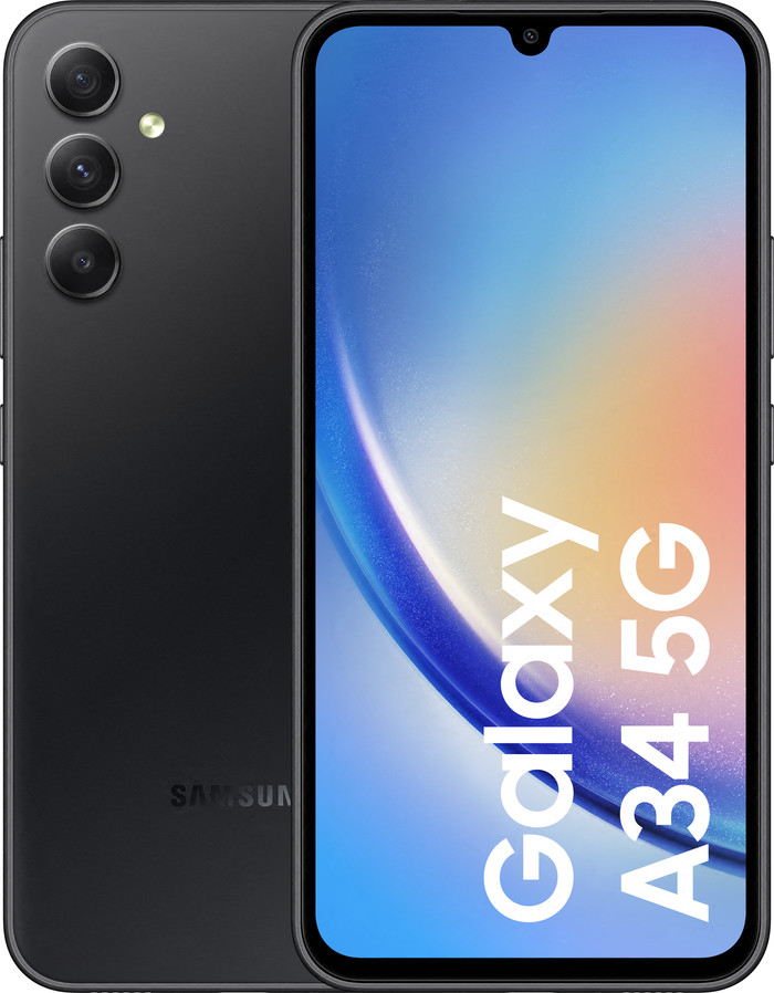 Samsung Galaxy A34 128GB Zwart 5G Main Image