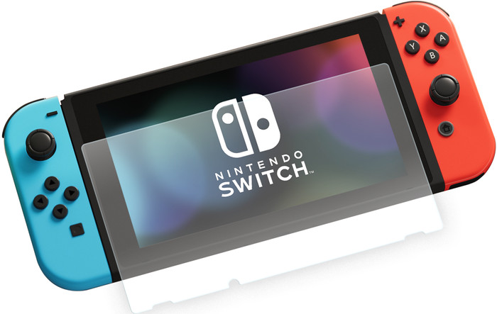 BlueBuilt Nintendo Switch Screenprotector Glas + Nintendo Switch hoesje null
