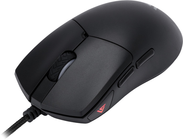 Vortech Pro Bedrade Gaming Muis Zwart voorkant
